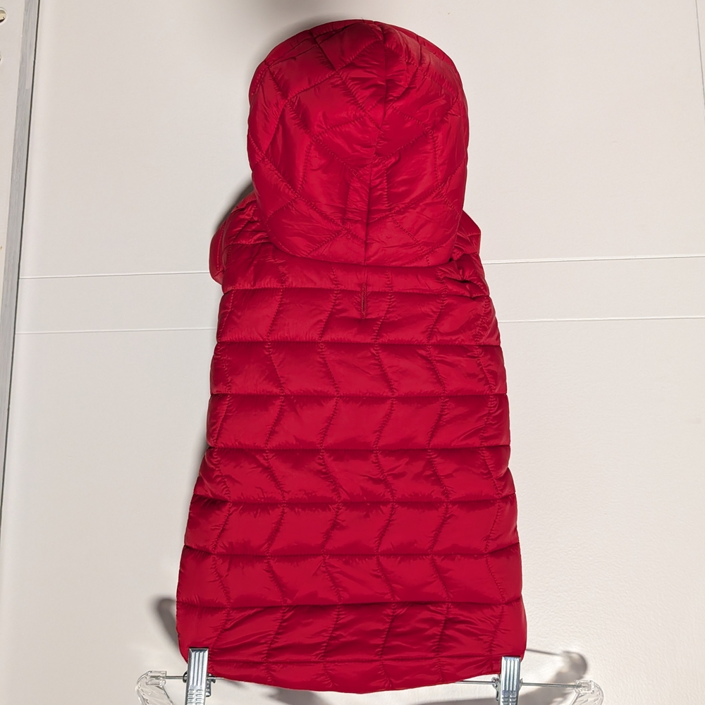 Cuddle Collab Puffer Hooded Dog Jacket NWOT